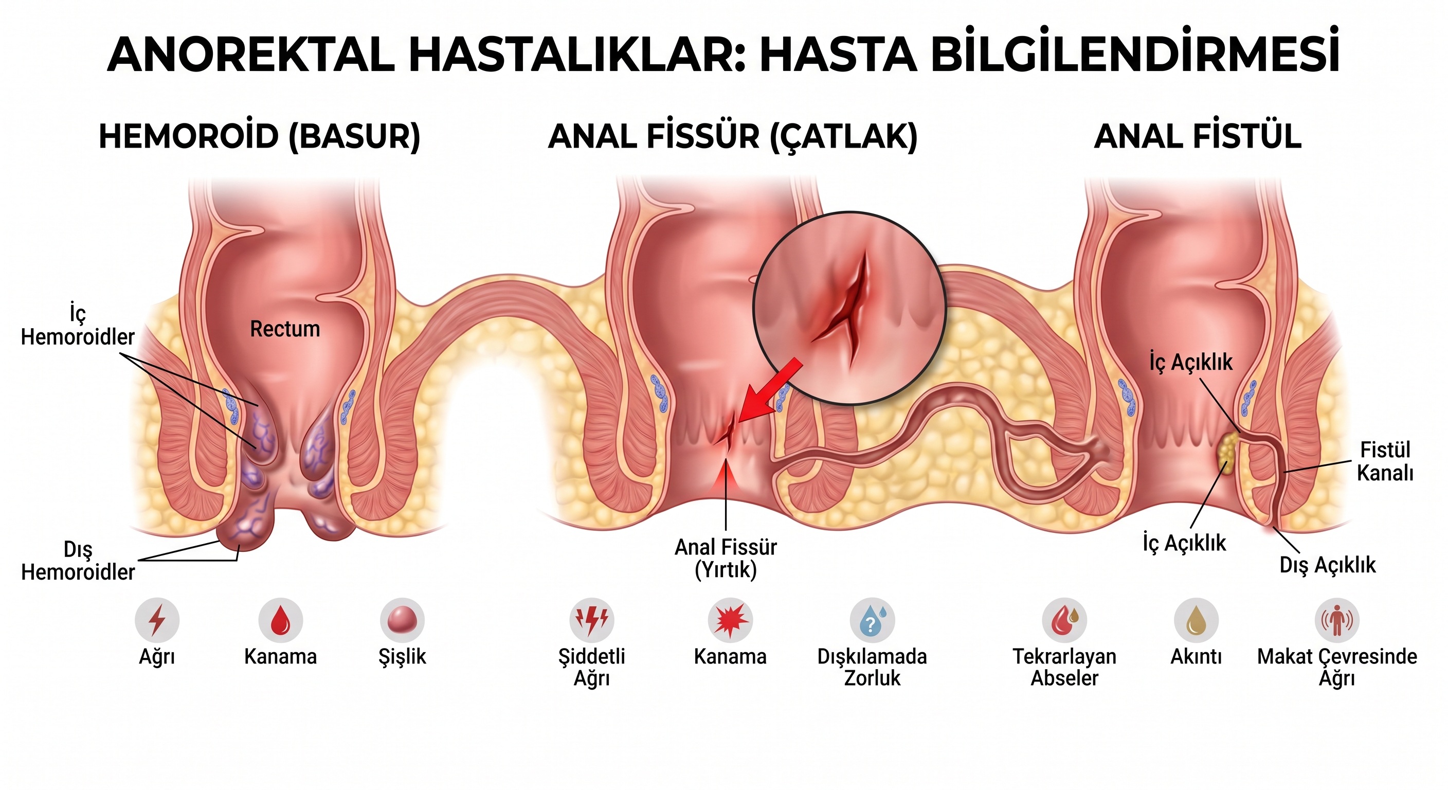 Anal Fissür, Fistül ve Hemoroid Cerrahisi