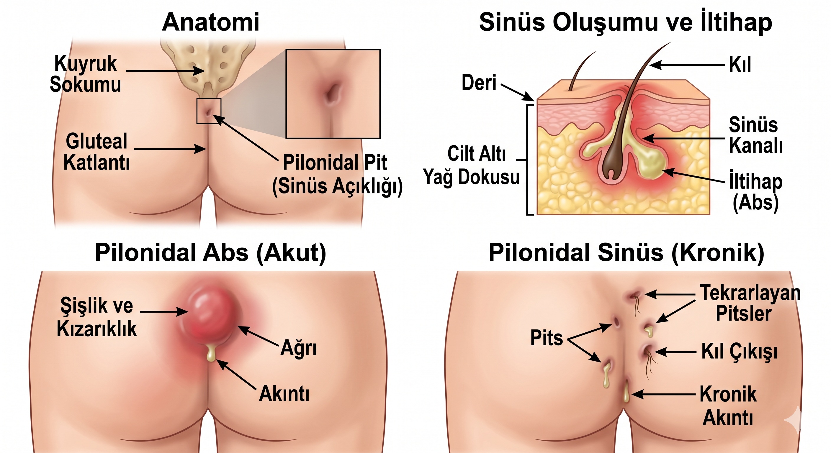 Pilonidal Sinüs (Kıl Dönmesi)